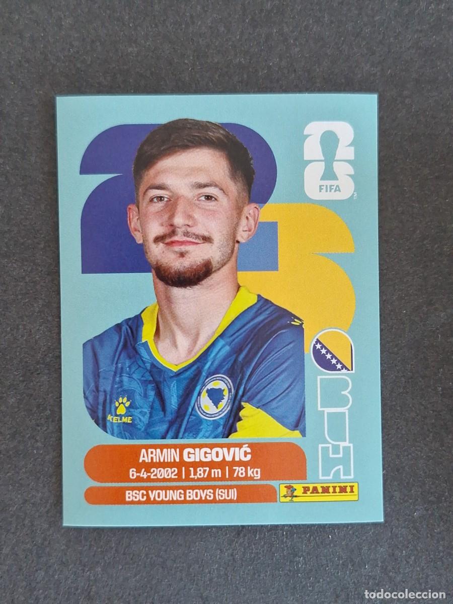 Cromos de F&uacute;tbol: L2 GIGOVIC SELECCION BOSNIA 10 PANINI MUNDIAL FIFA WORLD CUP 2026 PANINI NUNCA PEGADO