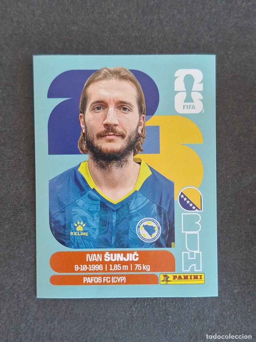 Cromos de F&uacute;tbol: L2 SUNJIC SELECCION BOSNIA 11 PANINI MUNDIAL FIFA WORLD CUP 2026 PANINI NUNCA PEGADO