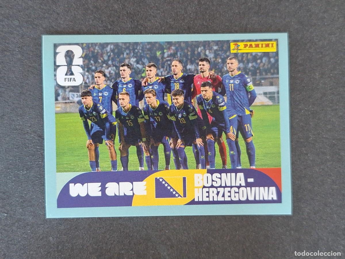 Cromos de F&uacute;tbol: L2 EQUIPO SELECCION BOSNIA 13 PANINI MUNDIAL FIFA WORLD CUP 2026 PANINI NUNCA PEGADO