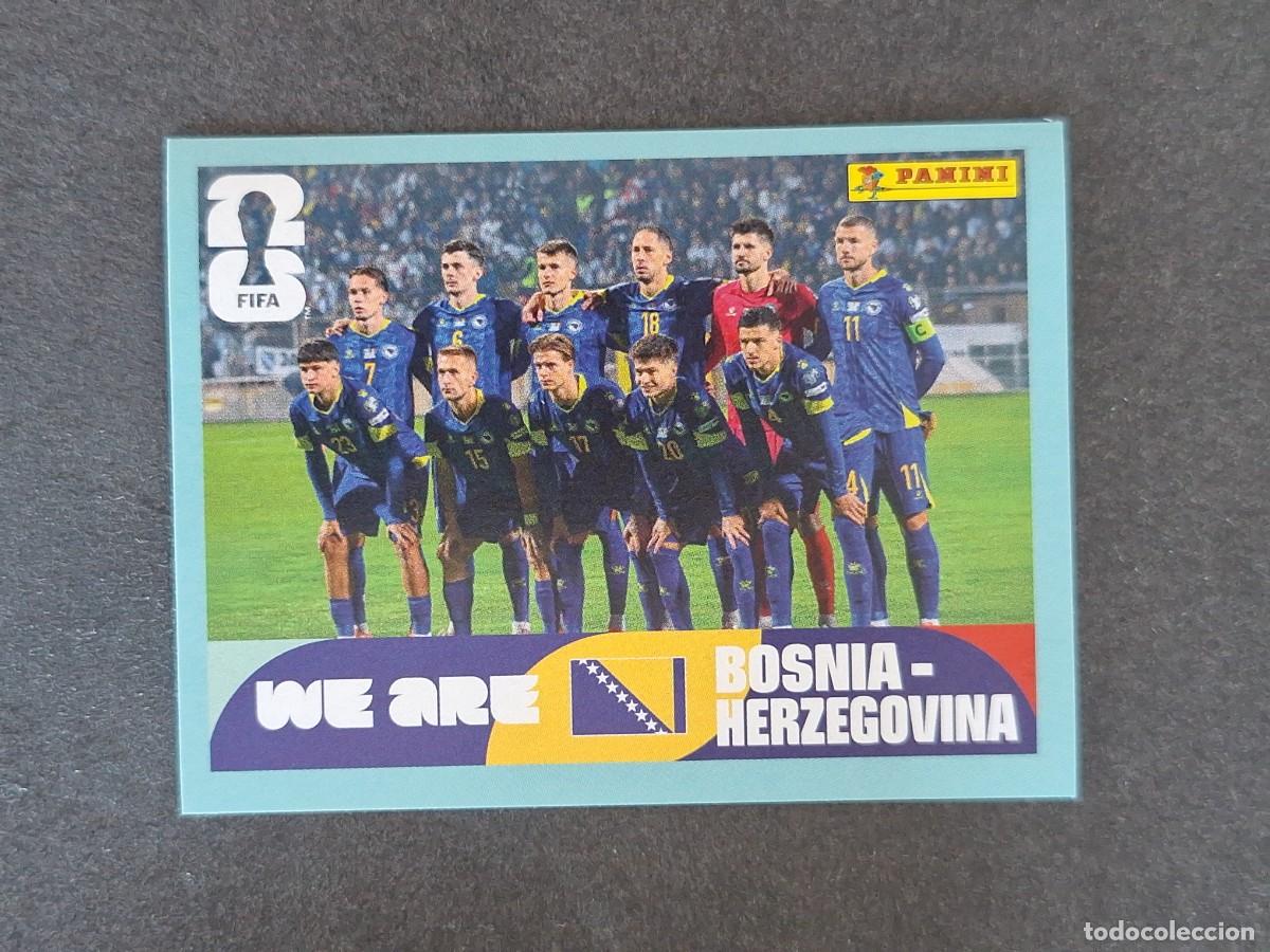 Cromos de F&uacute;tbol: L2 EQUIPO SELECCION BOSNIA 13 PANINI MUNDIAL FIFA WORLD CUP 2026 PANINI NUNCA PEGADO