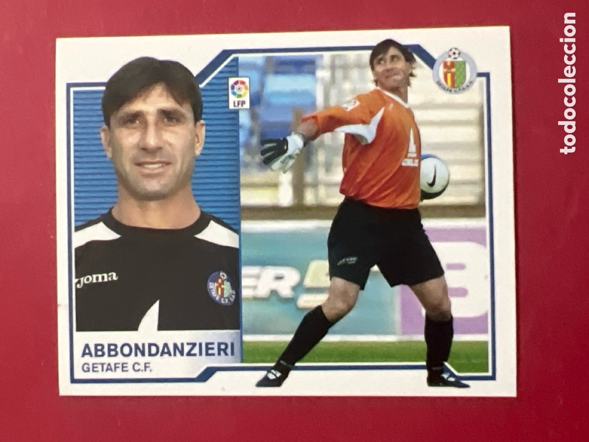 Cromos de F&uacute;tbol: C7014. ABBONDANZIERI GETAFE EDICIONES ESTE LIGA 07-08 PANINI 2007 2008 SIN PEGAR