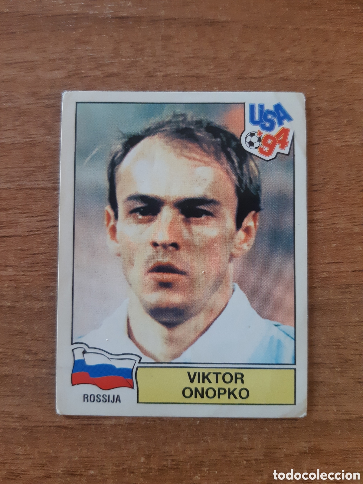 Cromos de F&uacute;tbol: N&deg;113 Viktor Onopko (Rusia) Mundial USA 94 PANINI. Nunca pegado