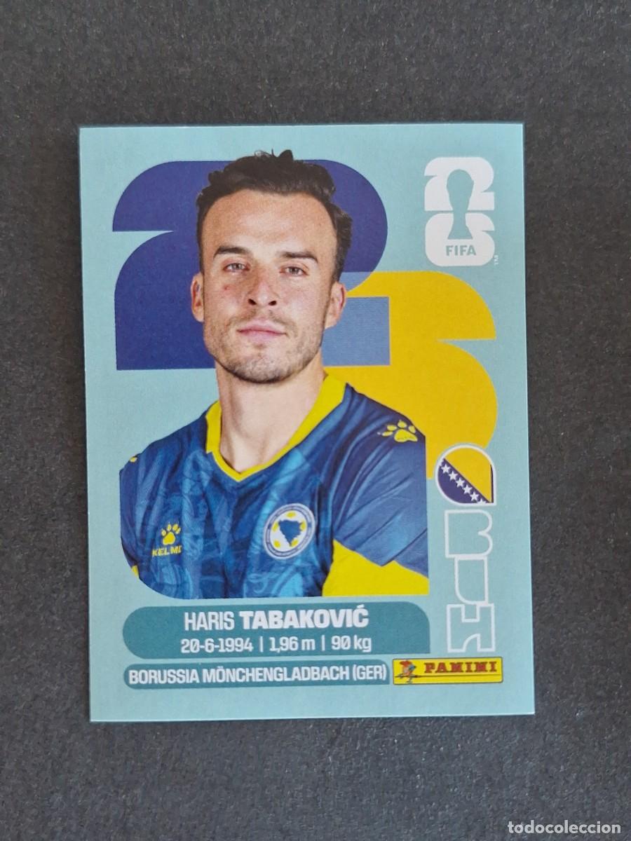 Cromos de F&uacute;tbol: L2 TABAKOVIC SELECCION BOSNIA 20 PANINI MUNDIAL FIFA WORLD CUP 2026 PANINI NUNCA PEGADO