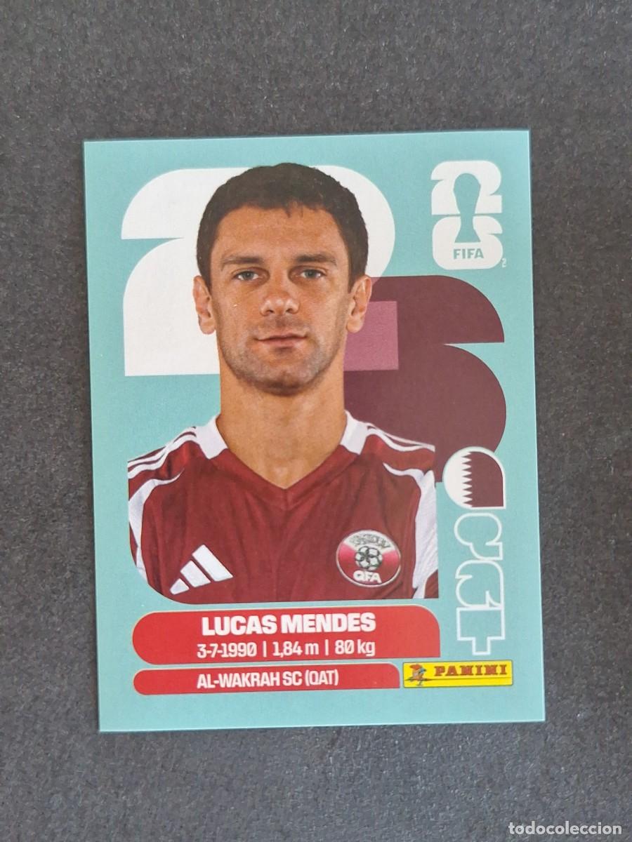 Cromos de F&uacute;tbol: L2 LUCAS MENDES SELECCION QATAR 04 PANINI MUNDIAL FIFA WORLD CUP 2026 PANINI NUNCA PEGADO SIN PEGAR