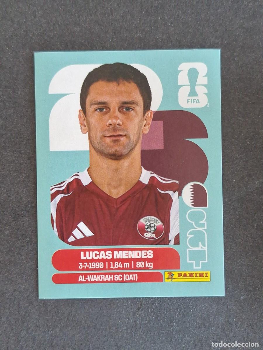 Cromos de F&uacute;tbol: L2 LUCAS MENDES SELECCION QATAR 04 PANINI MUNDIAL FIFA WORLD CUP 2026 PANINI NUNCA PEGADO SIN PEGAR