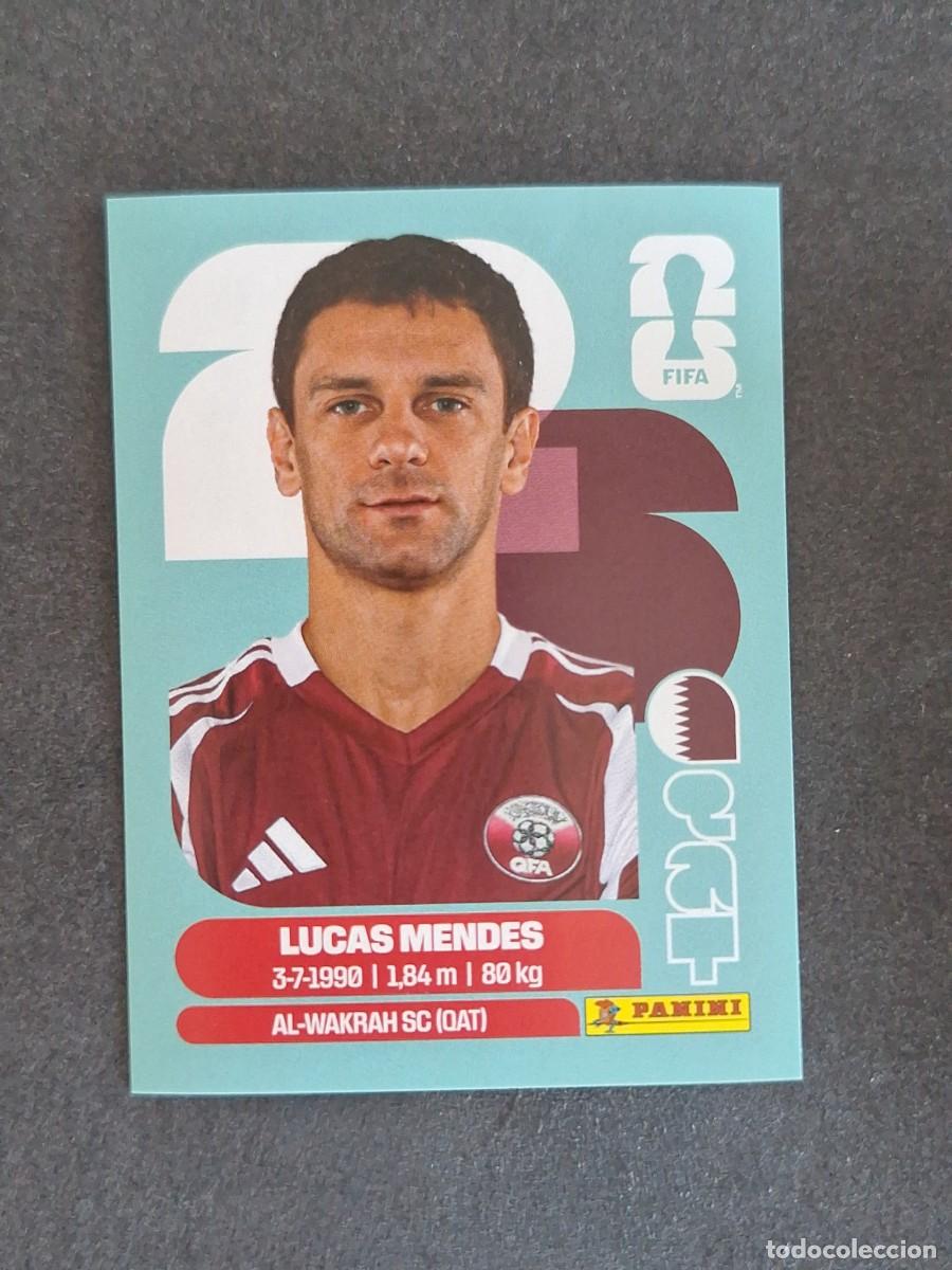 Cromos de F&uacute;tbol: L2 LUCAS MENDES SELECCION QATAR 04 PANINI MUNDIAL FIFA WORLD CUP 2026 PANINI NUNCA PEGADO SIN PEGAR