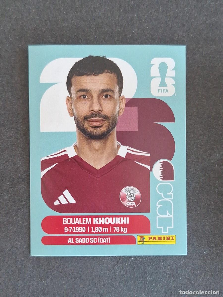 Cromos de F&uacute;tbol: L2 KHOUKHI SELECCION QATAR 06 PANINI MUNDIAL FIFA WORLD CUP 2026 PANINI NUNCA PEGADO SIN PEGAR