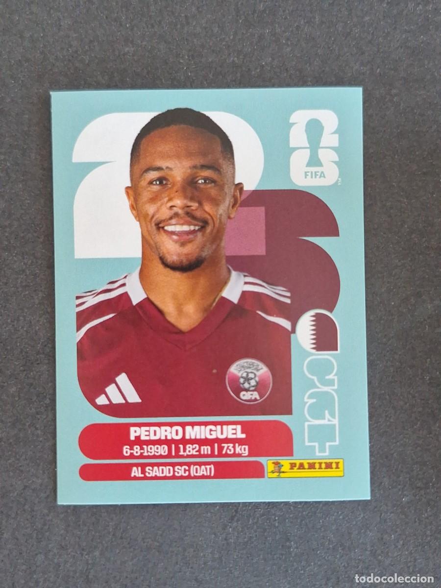 Cromos de F&uacute;tbol: L2 PEDRO MIGUEL SELECCION QATAR 7 PANINI MUNDIAL FIFA WORLD CUP 2026 PANINI NUNCA PEGADO SIN PEGAR