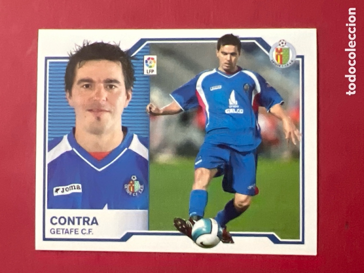 Cromos de F&uacute;tbol: C7017. GETAFE C.F. CONTRA Ediciones Este Liga 2007-2008 07-08