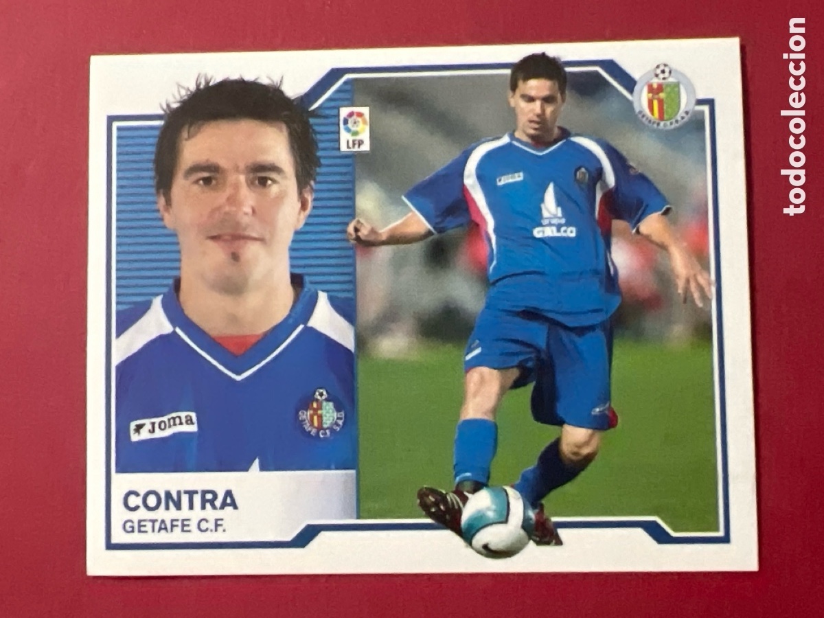 Cromos de F&uacute;tbol: C7018. GETAFE C.F. CONTRA Ediciones Este Liga 2007-2008 07-08