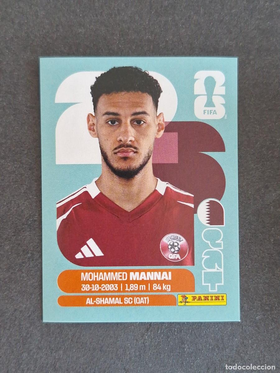 Cromos de F&uacute;tbol: L2 MANNAI SELECCION QATAR 9 PANINI MUNDIAL FIFA WORLD CUP 2026 PANINI NUNCA PEGADO SIN PEGAR
