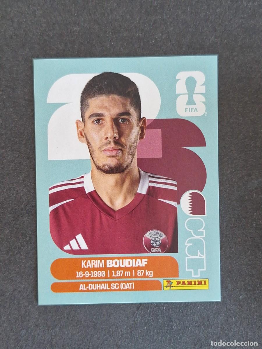 Cromos de F&uacute;tbol: L2 BOUDIAF SELECCION QATAR 10 PANINI MUNDIAL FIFA WORLD CUP 2026 PANINI NUNCA PEGADO SIN PEGAR