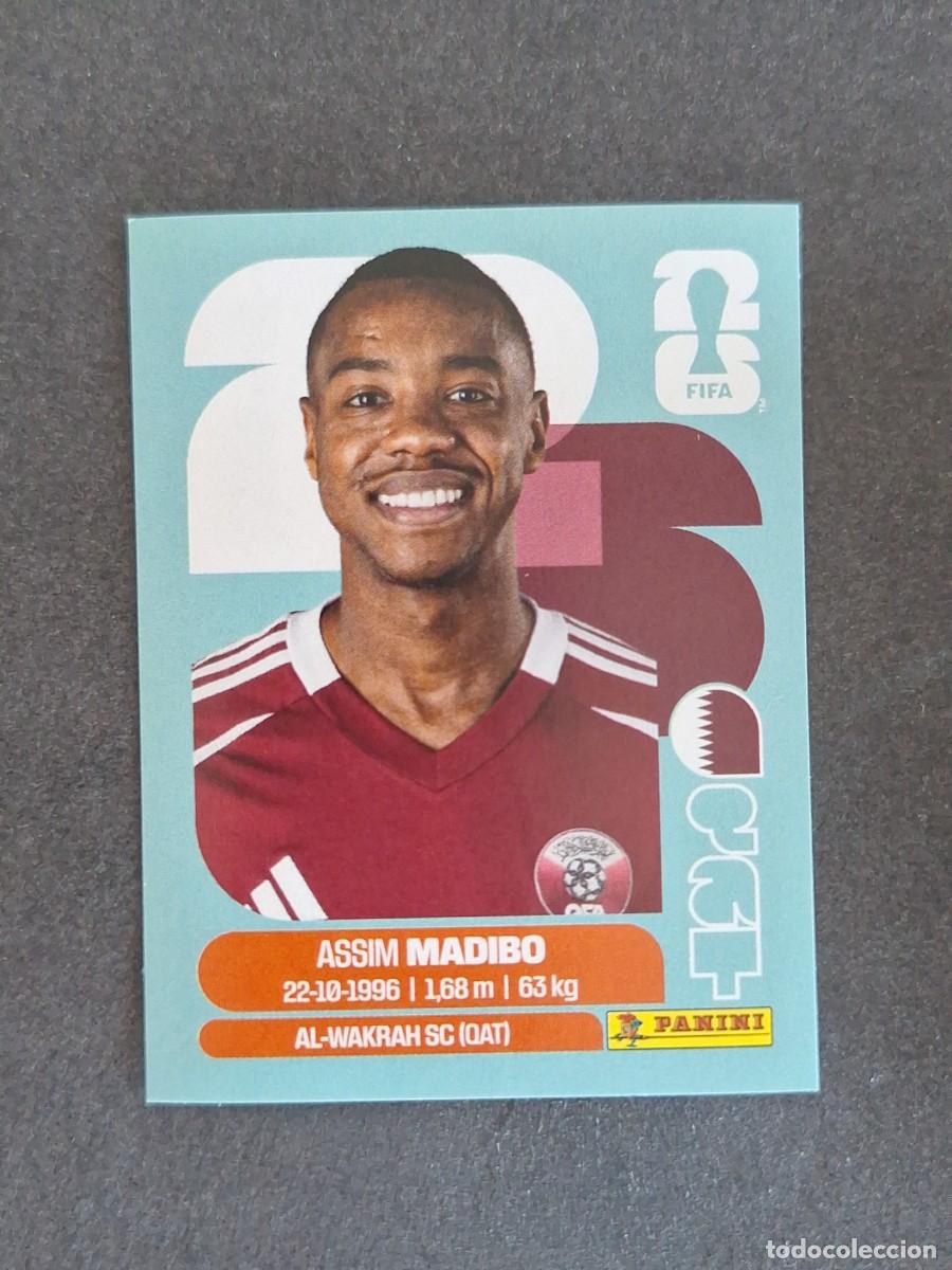 Cromos de F&uacute;tbol: L2 MADIBO SELECCION QATAR 11 PANINI MUNDIAL FIFA WORLD CUP 2026 PANINI NUNCA PEGADO SIN PEGAR