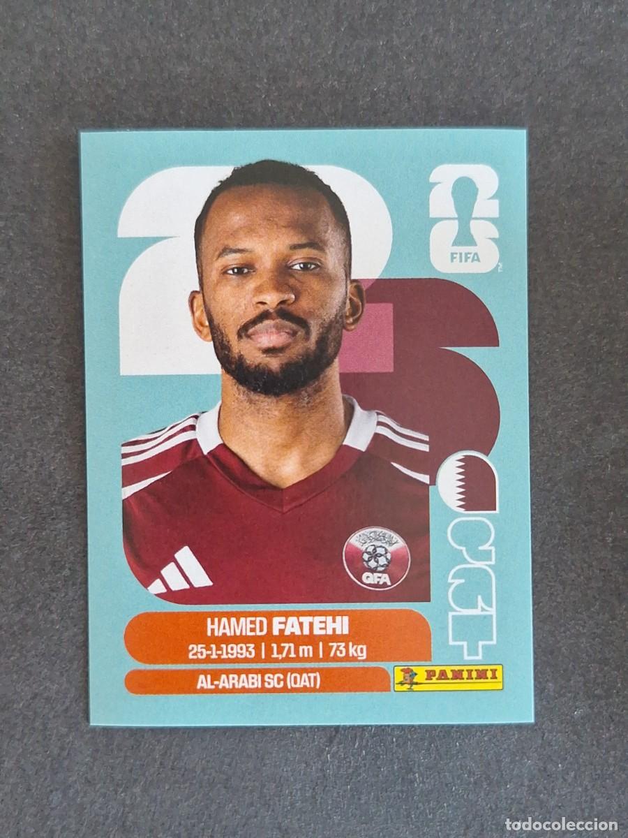 Cromos de F&uacute;tbol: L2 FATEHI SELECCION QATAR 12 PANINI MUNDIAL FIFA WORLD CUP 2026 PANINI NUNCA PEGADO SIN PEGAR
