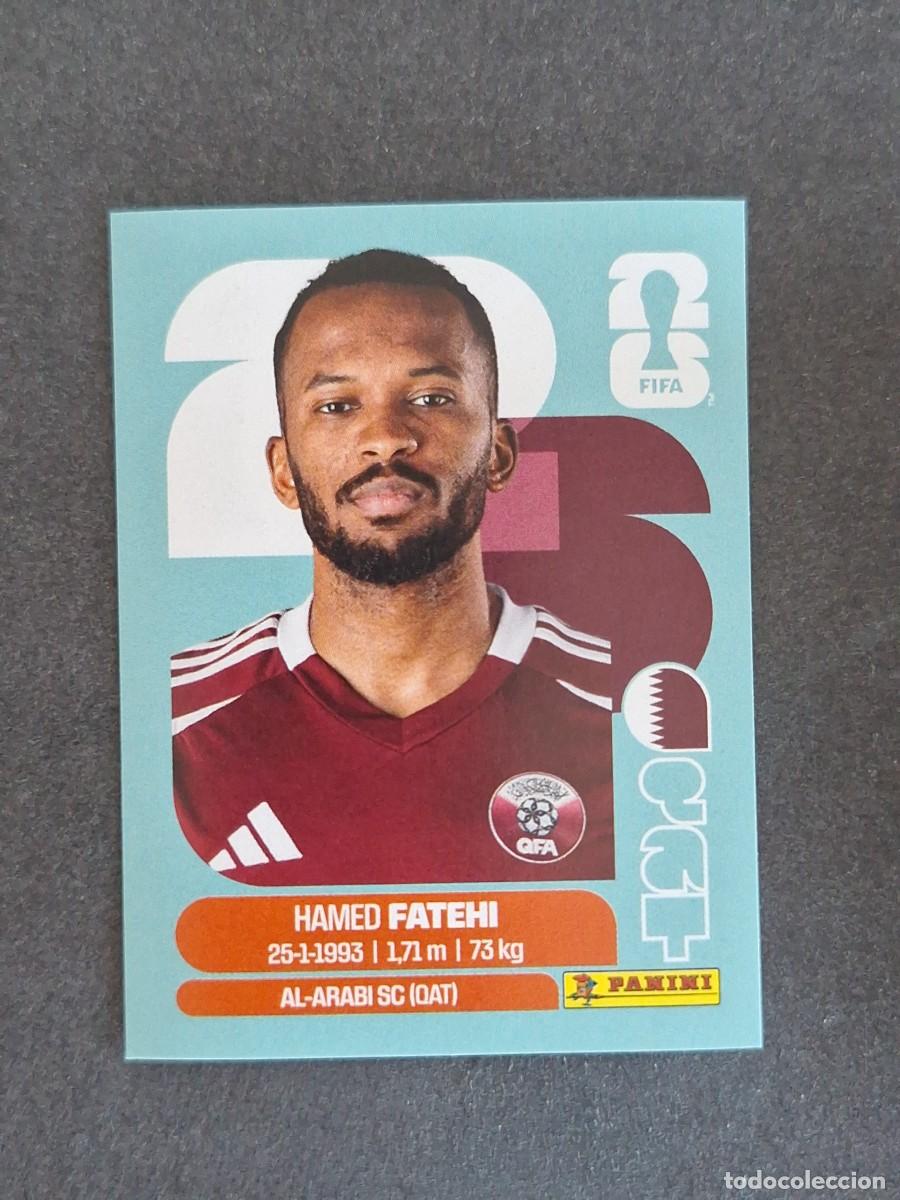 Cromos de F&uacute;tbol: L2 FATEHI SELECCION QATAR 12 PANINI MUNDIAL FIFA WORLD CUP 2026 PANINI NUNCA PEGADO SIN PEGAR