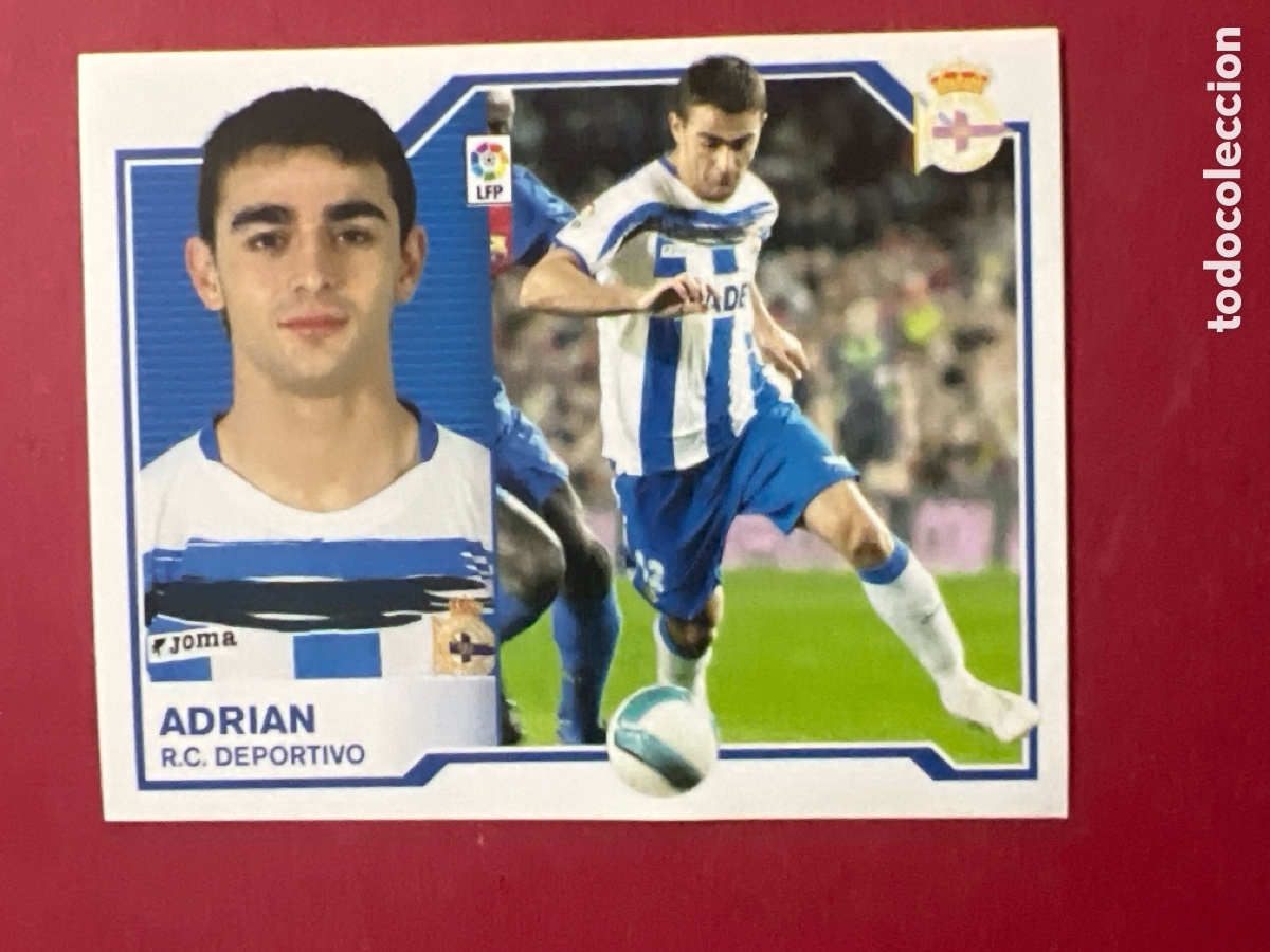 Cromos de F&uacute;tbol: C7020. Adri&aacute;n RC Deportivo Liga Este 07 08
