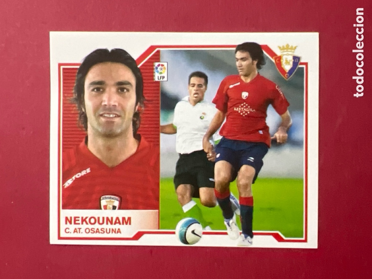 Cromos de F&uacute;tbol: C7021. Nekounam CA Osasuna Liga Este 07 08
