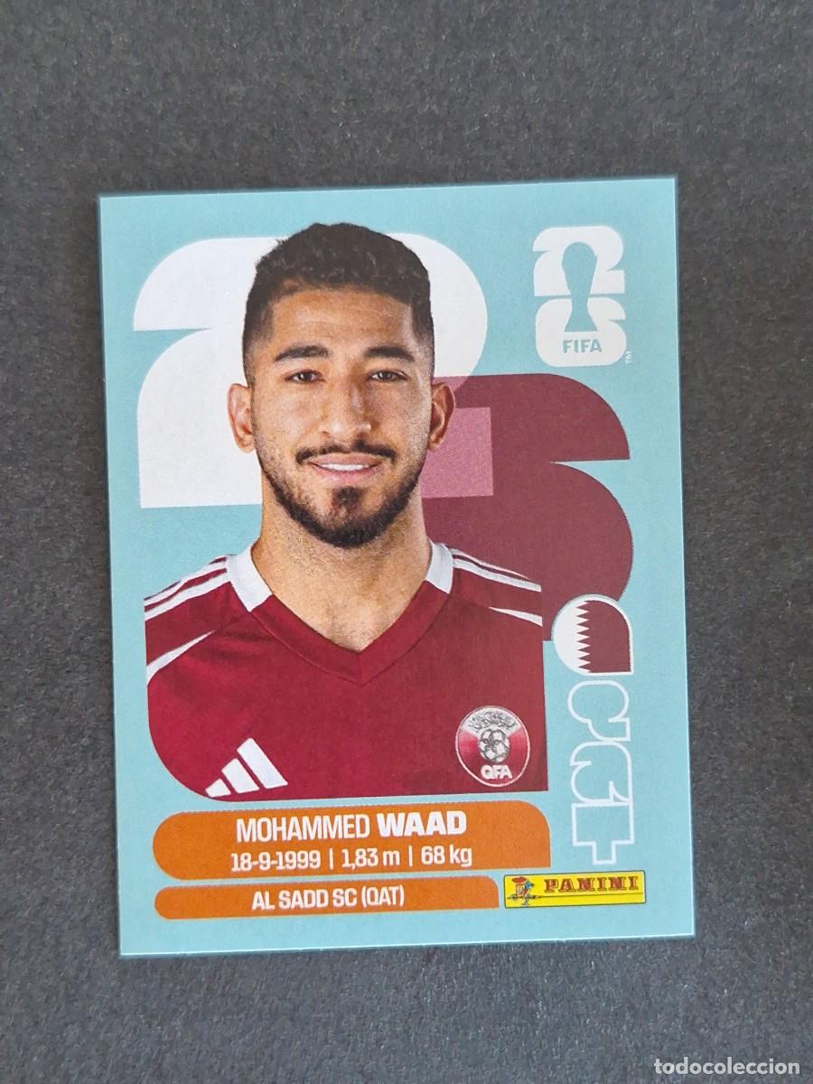 Cromos de F&uacute;tbol: L2 WAAD SELECCION QATAR 14 PANINI MUNDIAL FIFA WORLD CUP 2026 PANINI NUNCA PEGADO SIN PEGAR