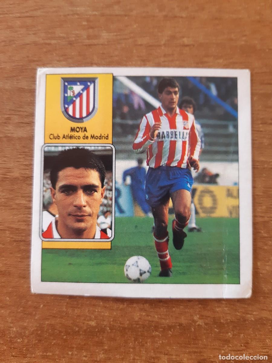 Cromos de F&uacute;tbol: Moya (Atl&eacute;tico Madrid) Liga 92-93 ESTE. Nunca pegado, sin pegar