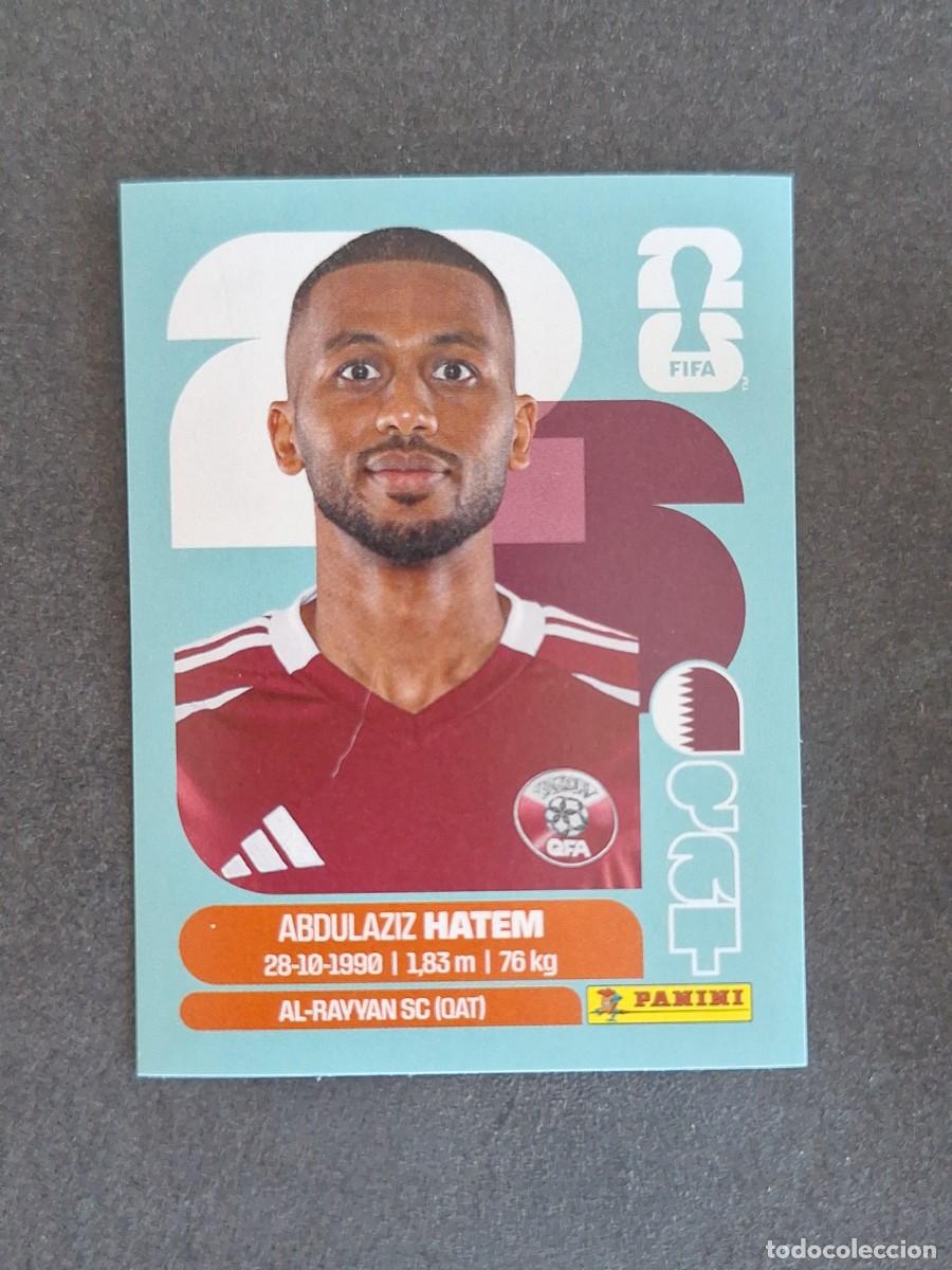 Cromos de F&uacute;tbol: L2 HATEM SELECCION QATAR 15 PANINI MUNDIAL FIFA WORLD CUP 2026 PANINI NUNCA PEGADO SIN PEGAR