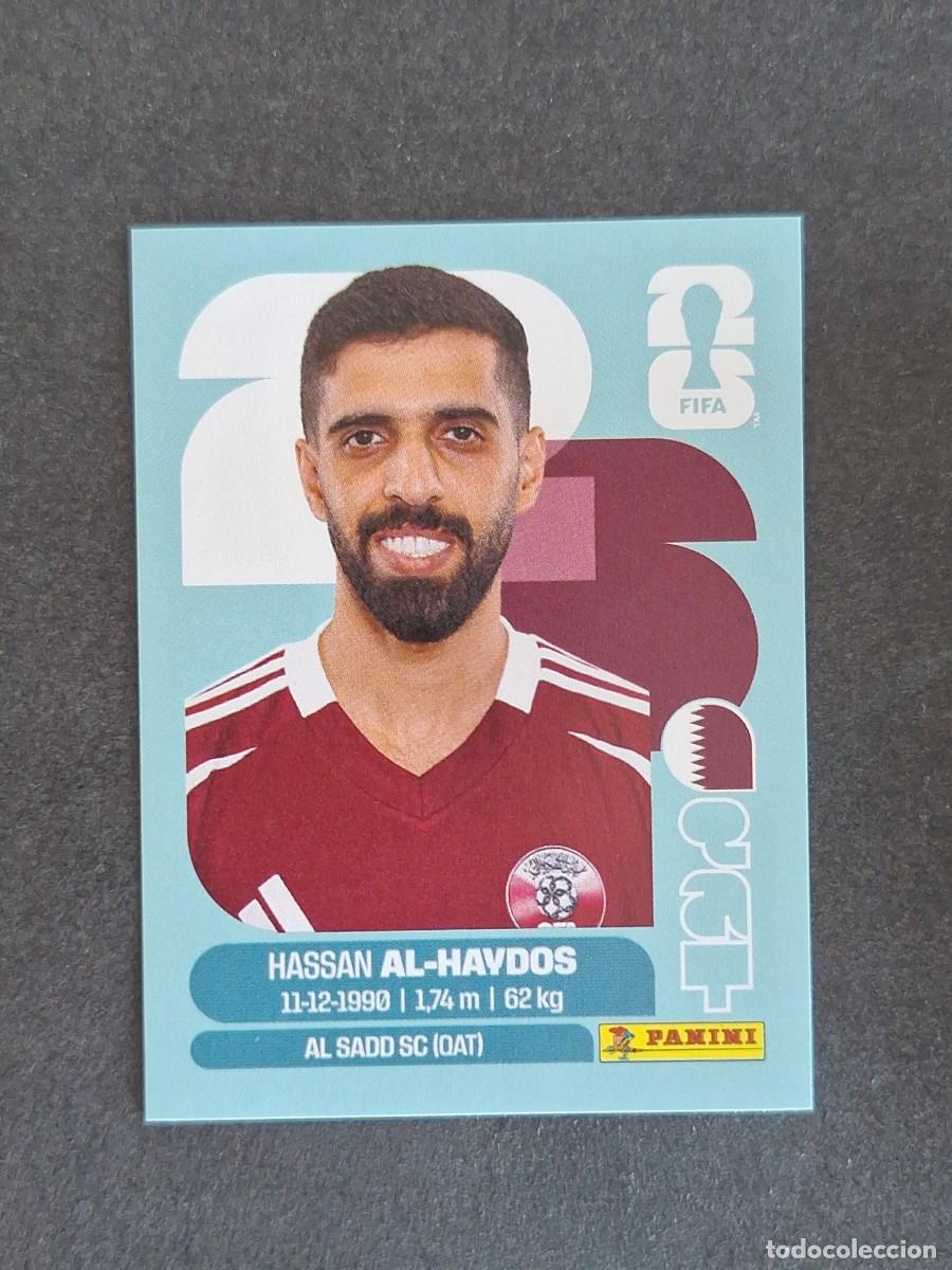 Cromos de F&uacute;tbol: L2 AL-HAYDOS SELECCION QATAR 16 PANINI MUNDIAL FIFA WORLD CUP 2026 PANINI NUNCA PEGADO SIN PEGAR