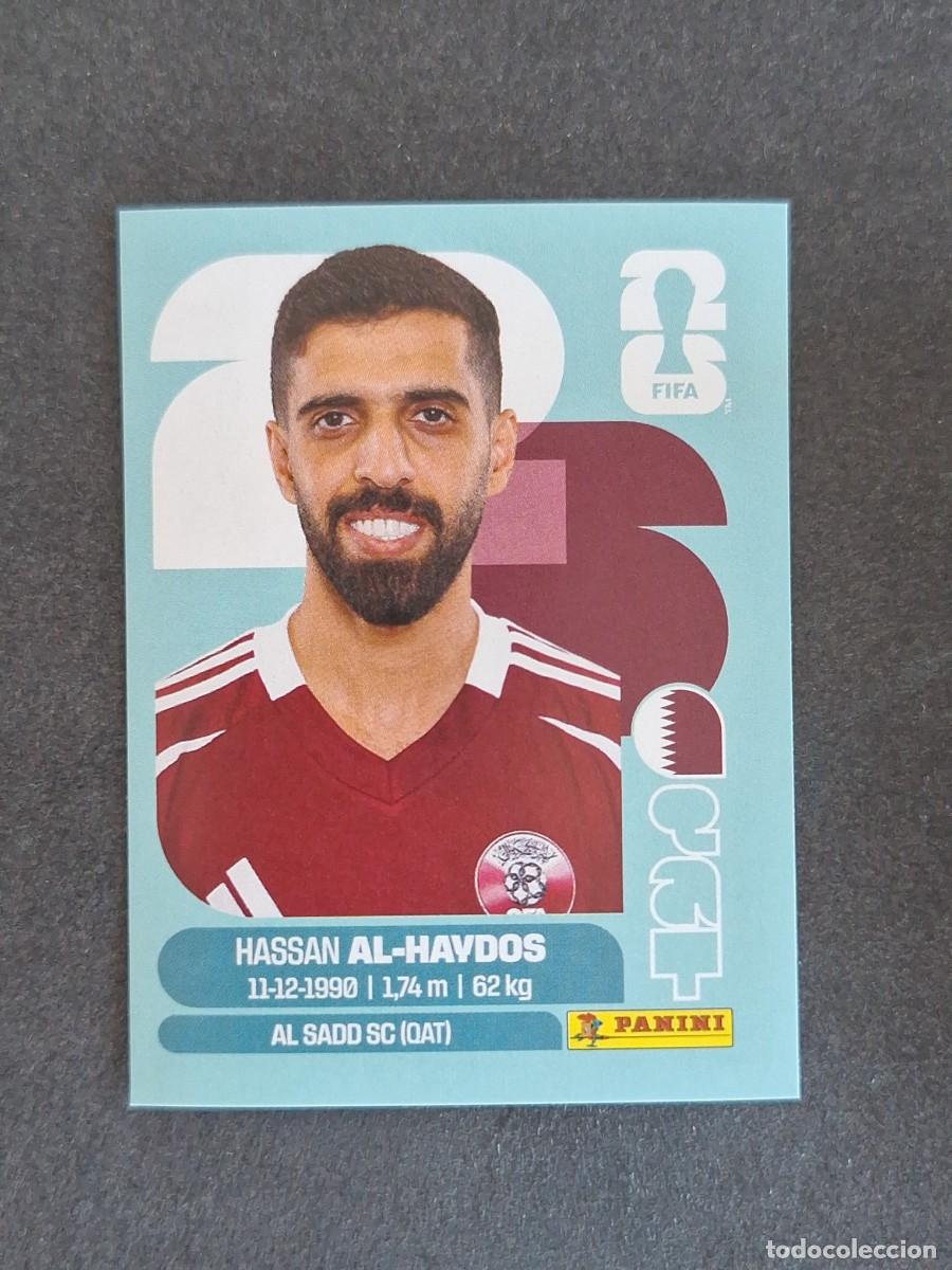 Cromos de F&uacute;tbol: L2 AL-HAYDOS SELECCION QATAR 16 PANINI MUNDIAL FIFA WORLD CUP 2026 PANINI NUNCA PEGADO SIN PEGAR
