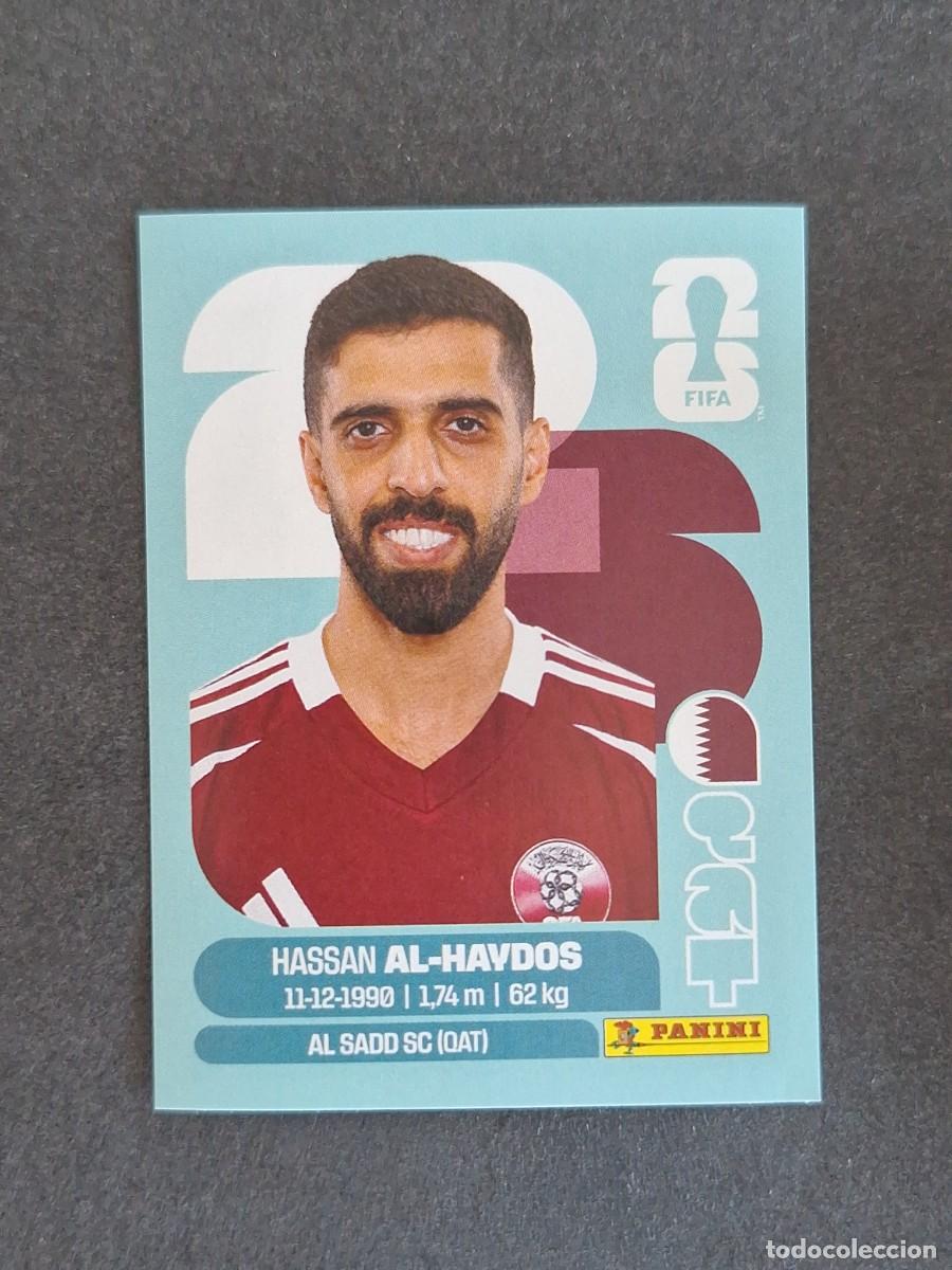 Cromos de F&uacute;tbol: L2 AL-HAYDOS SELECCION QATAR 16 PANINI MUNDIAL FIFA WORLD CUP 2026 PANINI NUNCA PEGADO SIN PEGAR