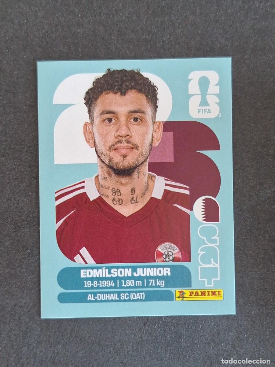 Cromos de F&uacute;tbol: L2 EDMILSON JUNIOR SELECCION QATAR 17 PANINI MUNDIAL FIFA WORLD CUP 2026 PANINI NUNCA PEGADO