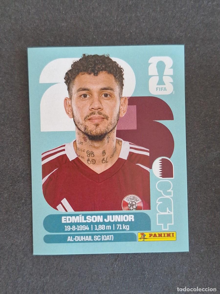 Cromos de F&uacute;tbol: L2 EDMILSON JUNIOR SELECCION QATAR 17 PANINI MUNDIAL FIFA WORLD CUP 2026 PANINI NUNCA PEGADO
