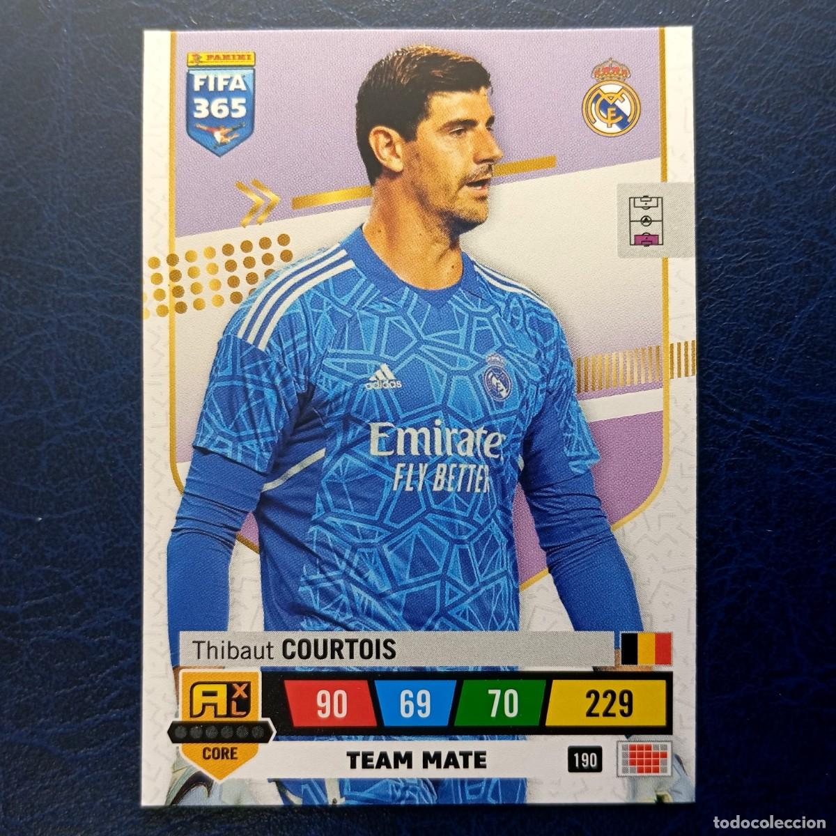 Cromos de F&uacute;tbol: ⚜️ Thibaut Courtois. 190. Panini Adrenalyn XL FIFA 365 2023. Nueva de paquete, New from Package