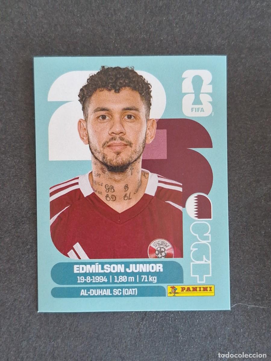 Cromos de F&uacute;tbol: L2 EDMILSON JUNIOR SELECCION QATAR 17 PANINI MUNDIAL FIFA WORLD CUP 2026 PANINI NUNCA PEGADO