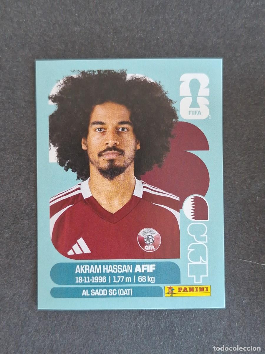 Cromos de F&uacute;tbol: L2 AFIF SELECCION QATAR 18 PANINI MUNDIAL FIFA WORLD CUP 2026 PANINI NUNCA PEGADO SIN PEGAR