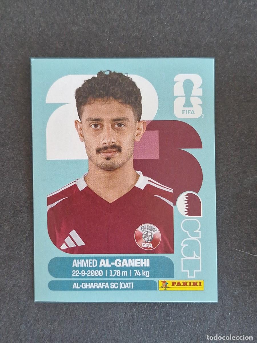 Cromos de F&uacute;tbol: L2 AL-GANEHI SELECCION QATAR 19 PANINI MUNDIAL FIFA WORLD CUP 2026 PANINI NUNCA PEGADO SIN PEGAR