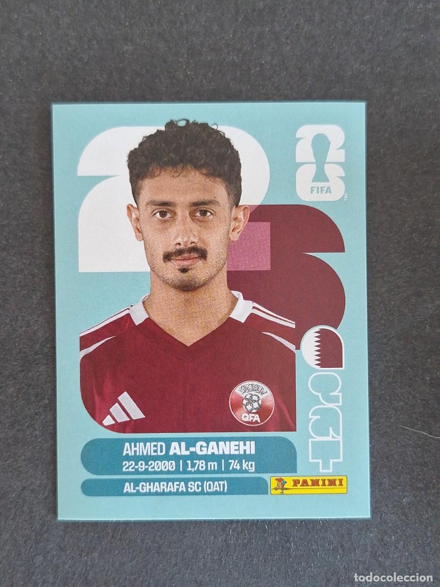 Cromos de F&uacute;tbol: L2 AL-GANEHI SELECCION QATAR 19 PANINI MUNDIAL FIFA WORLD CUP 2026 PANINI NUNCA PEGADO SIN PEGAR