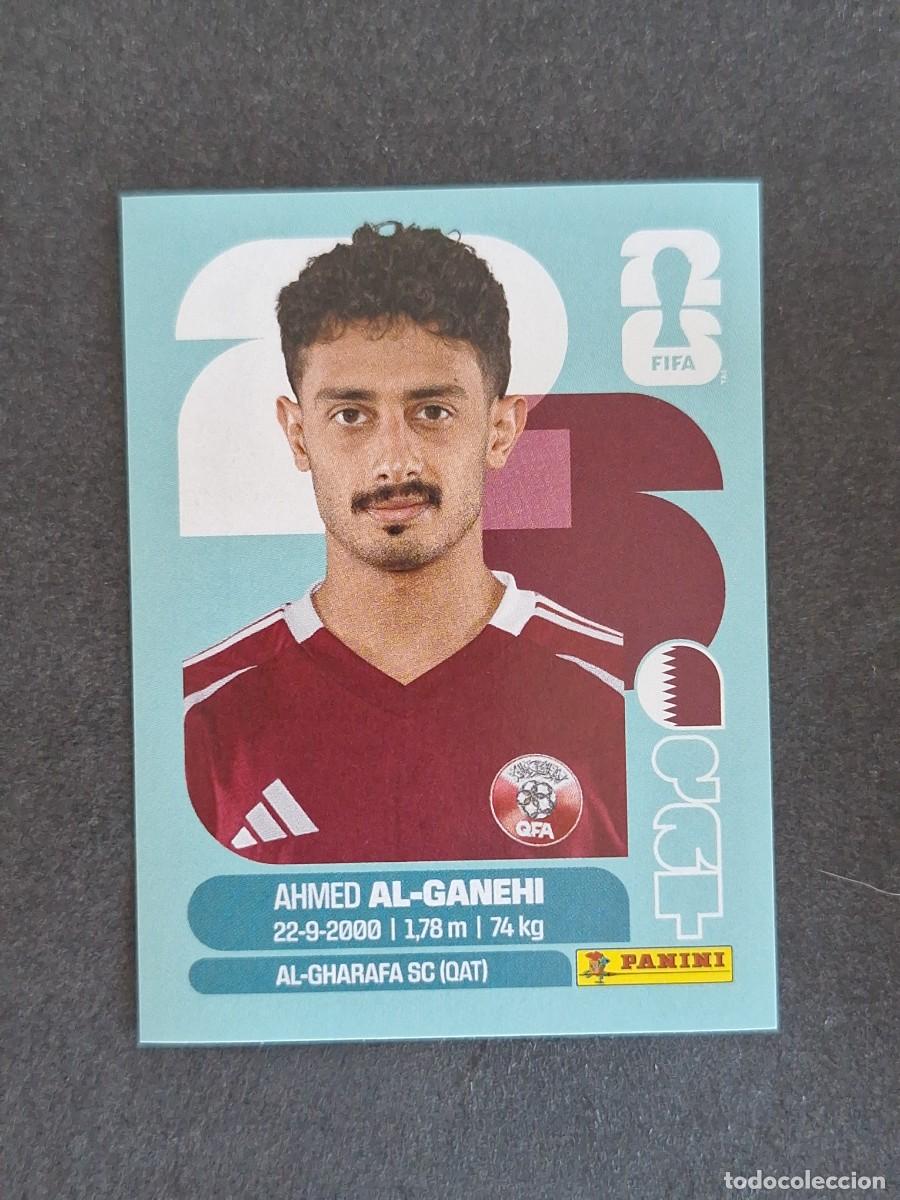 Cromos de F&uacute;tbol: L2 AL-GANEHI SELECCION QATAR 19 PANINI MUNDIAL FIFA WORLD CUP 2026 PANINI NUNCA PEGADO SIN PEGAR
