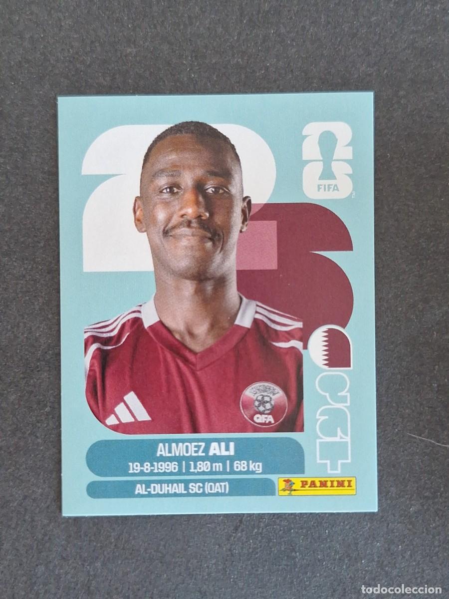 Cromos de F&uacute;tbol: L2 ALMOEZ ALI SELECCION QATAR 20 PANINI MUNDIAL FIFA WORLD CUP 2026 PANINI NUNCA PEGADO SIN PEGAR