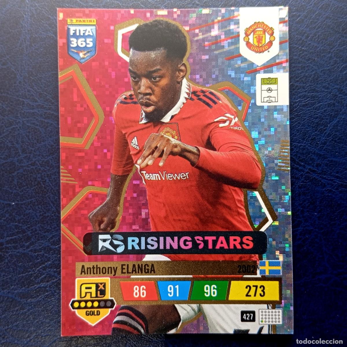 Fu&szlig;ball-Sticker: ⚜️ Rising Anthony Elanga. Panini Adrenalyn XL FIFA 365 2023. Nueva de paquete, New from Package
