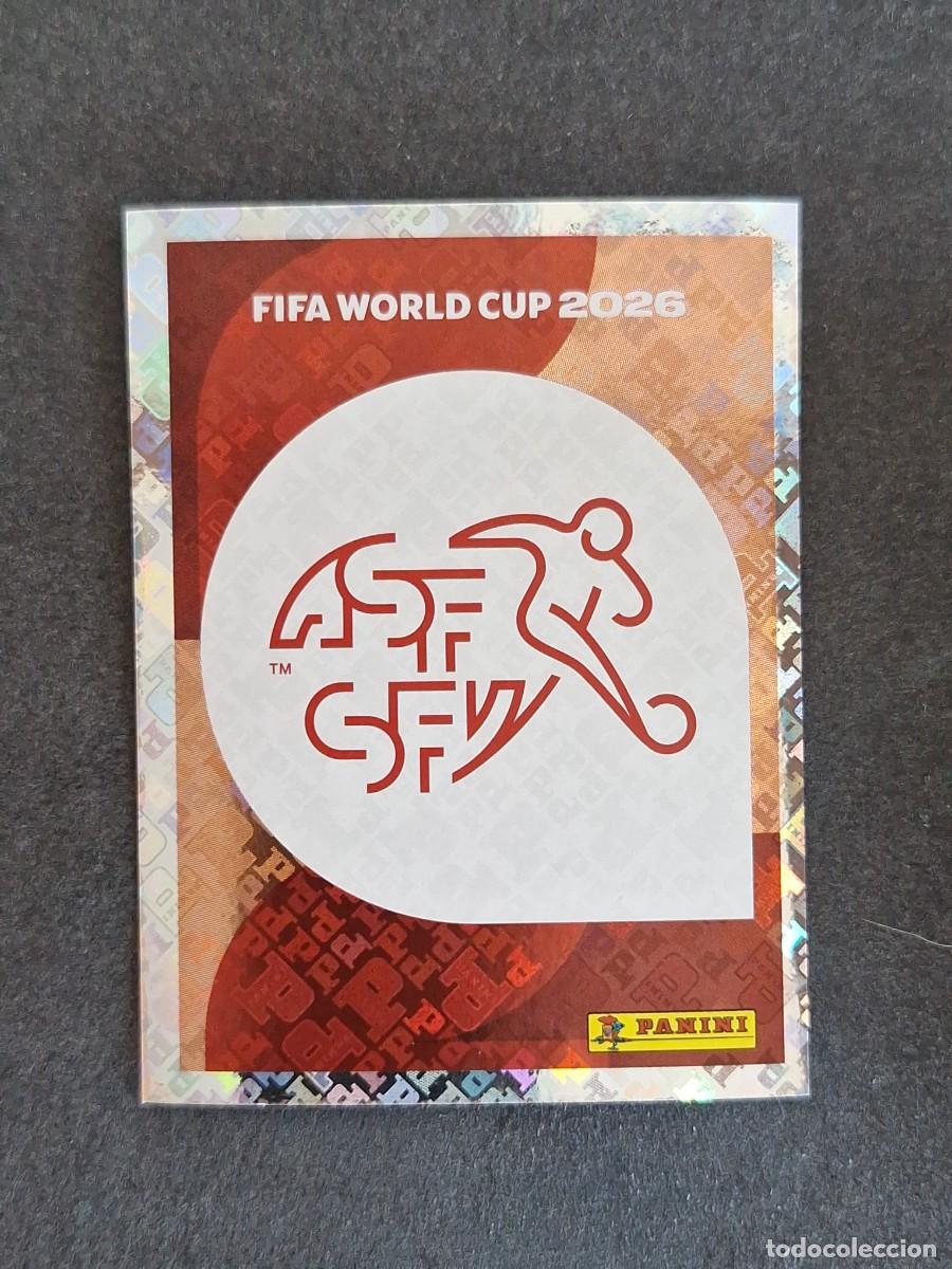 Fu&szlig;ball-Sticker: L2 ESCUDO SELECCION SUIZA 1 PANINI MUNDIAL FIFA WORLD CUP 2026 PANINI NUNCA PEGADO SIN PEGAR