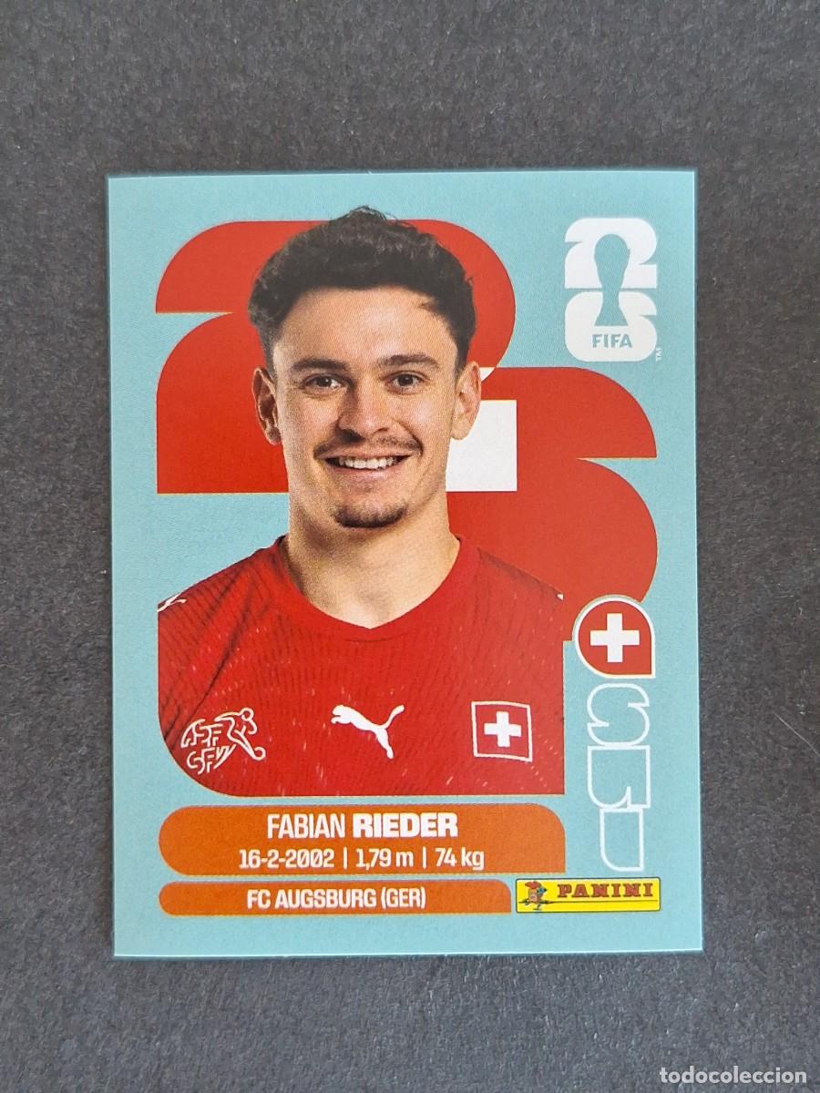 Cromos de F&uacute;tbol: L2 RIEDER SELECCION SUIZA 12 PANINI MUNDIAL FIFA WORLD CUP 2026 PANINI NUNCA PEGADO SIN PEGAR