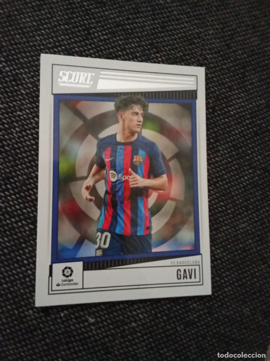 Cromos de F&uacute;tbol: 65 Gavi FC Barcelona score la liga soccer 2022-23