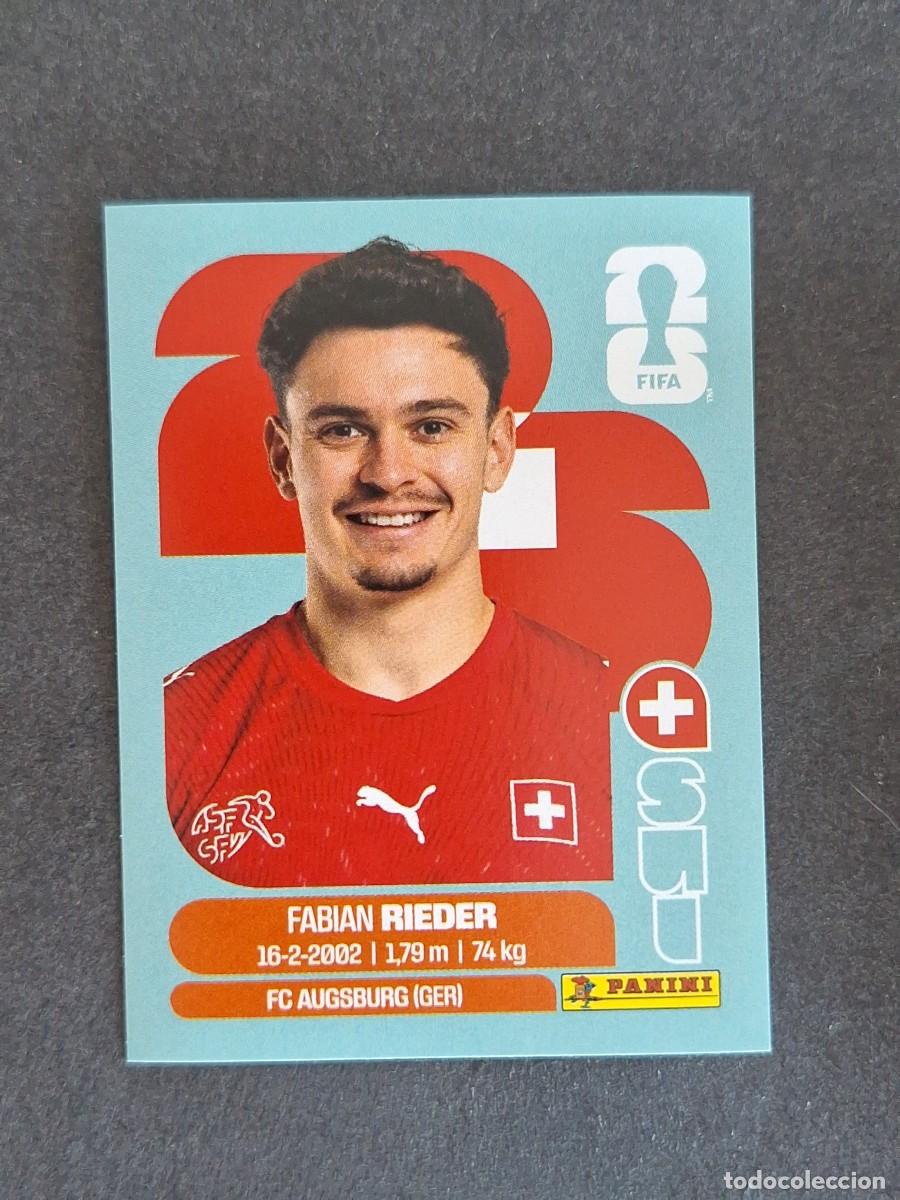 Cromos de F&uacute;tbol: L2 RIEDER SELECCION SUIZA 12 PANINI MUNDIAL FIFA WORLD CUP 2026 PANINI NUNCA PEGADO SIN PEGAR