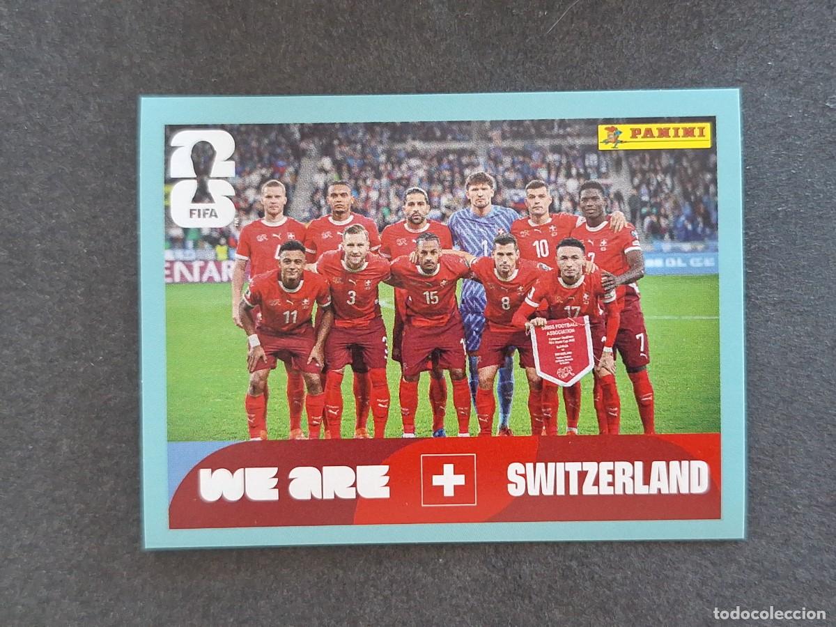 Cromos de F&uacute;tbol: L2 EQUIPO SELECCION SUIZA 13 PANINI MUNDIAL FIFA WORLD CUP 2026 PANINI NUNCA PEGADO SIN PEGAR