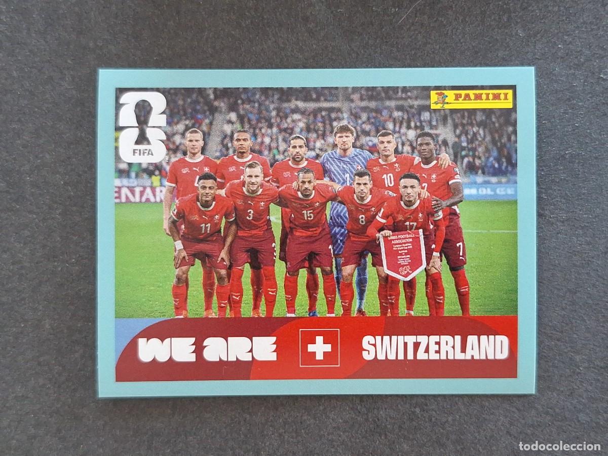 Cromos de F&uacute;tbol: L2 EQUIPO SELECCION SUIZA 13 PANINI MUNDIAL FIFA WORLD CUP 2026 PANINI NUNCA PEGADO SIN PEGAR