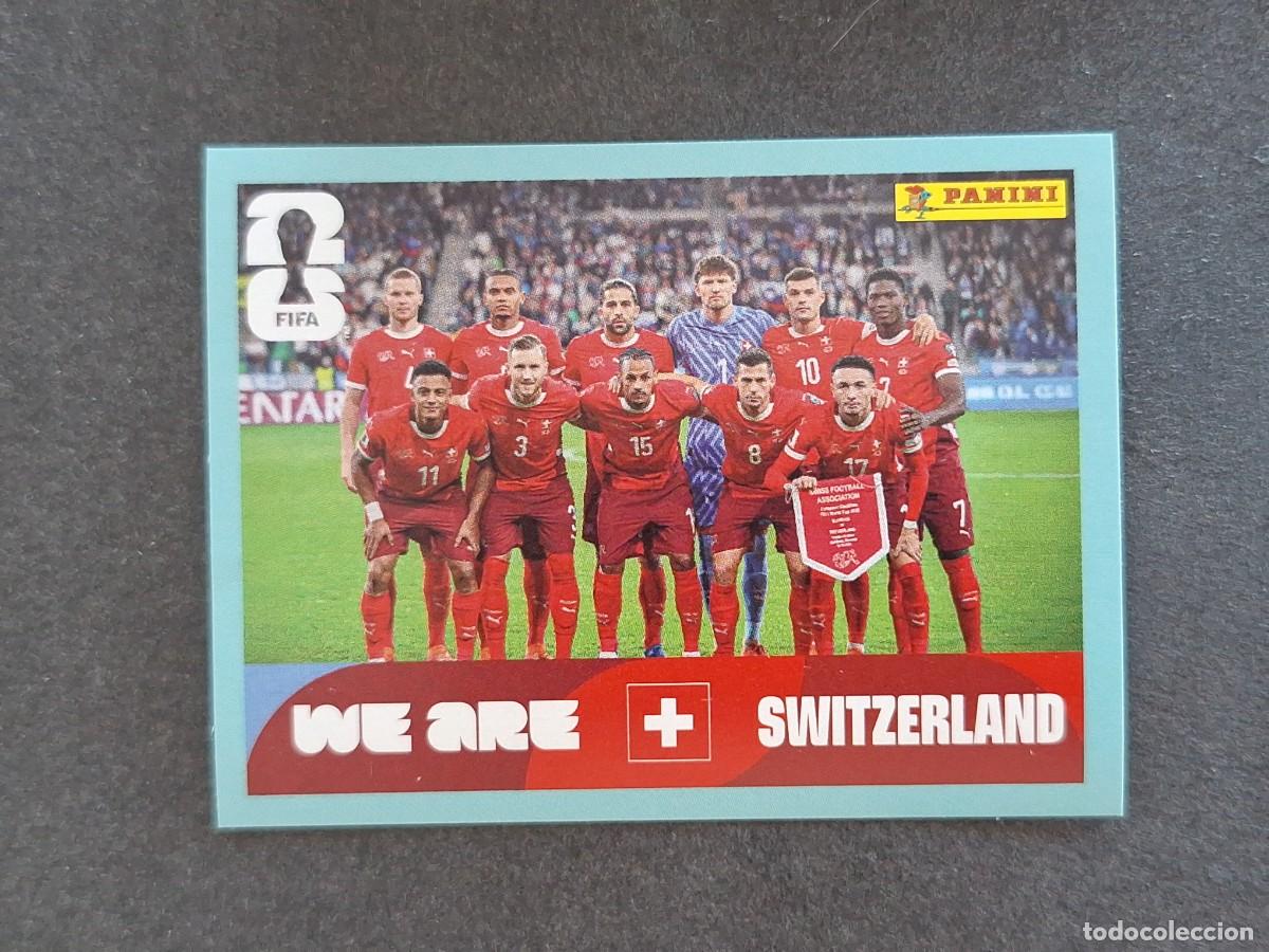Cromos de F&uacute;tbol: L2 EQUIPO SELECCION SUIZA 13 PANINI MUNDIAL FIFA WORLD CUP 2026 PANINI NUNCA PEGADO SIN PEGAR