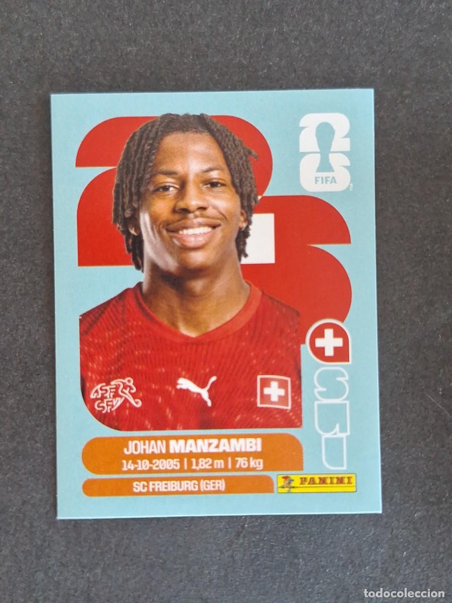 Cromos de F&uacute;tbol: L2 MANZAMBI SELECCION SUIZA 15 PANINI MUNDIAL FIFA WORLD CUP 2026 PANINI NUNCA PEGADO SIN PEGAR