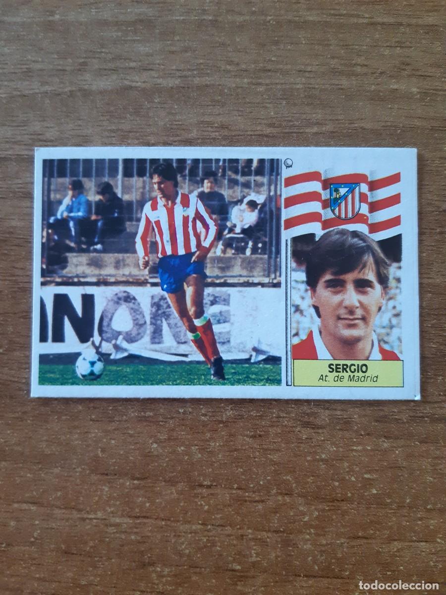 Cromos de F&uacute;tbol: Sergio (Atl&eacute;tico Madrid) Liga 86-87 ESTE. Nunca pegado, sin pegar