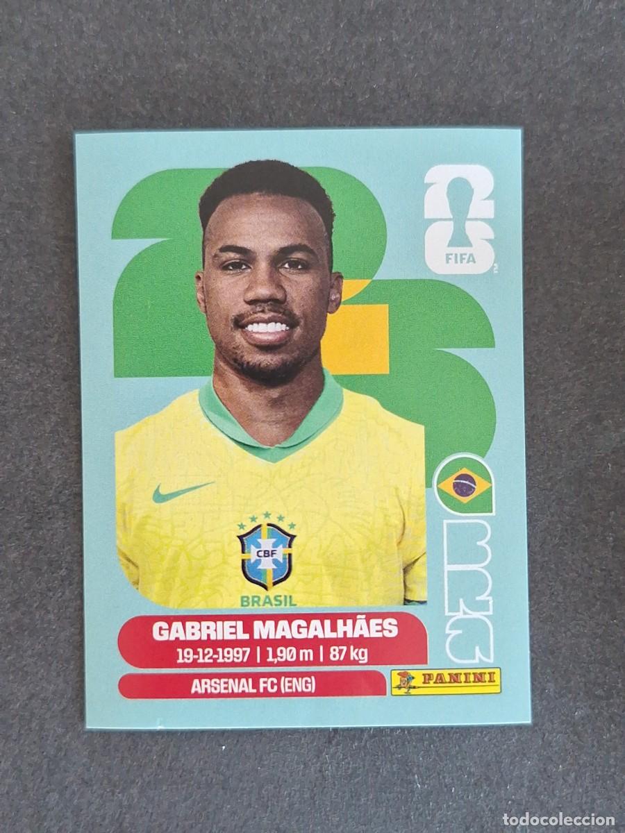 Cromos de F&uacute;tbol: L2 MAGALHAES SELECCION BRASIL 6 PANINI MUNDIAL FIFA WORLD CUP 2026 PANINI NUNCA PEGADO SIN PEGAR