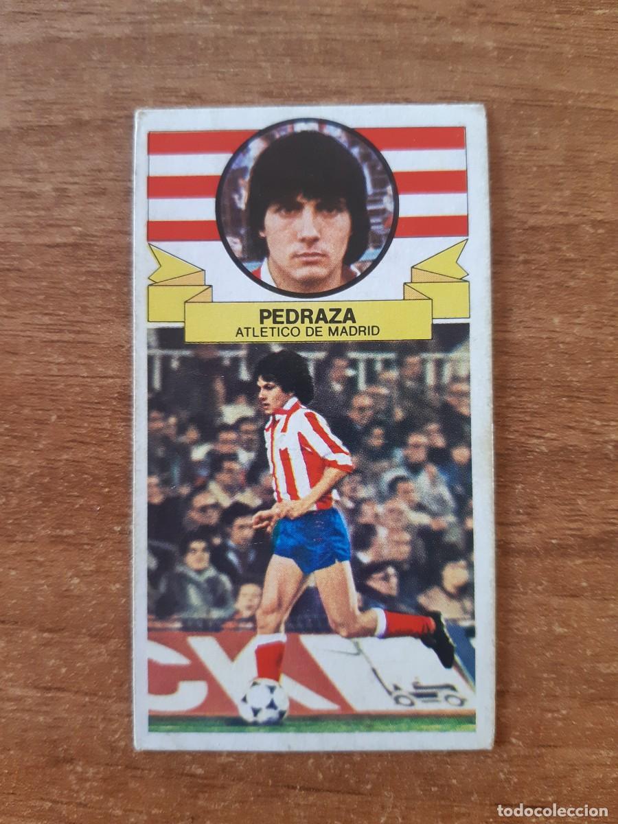 Cromos de F&uacute;tbol: Pedraza (Atl&eacute;tico Madrid) Liga 85-86 ESTE. Nunca pegado, sin pegar