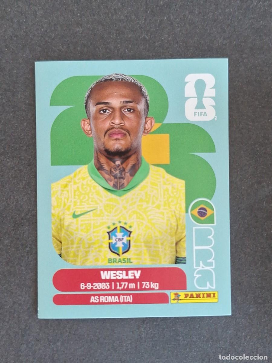 Cromos de F&uacute;tbol: L2 WESLEY SELECCION BRASIL 8 PANINI MUNDIAL FIFA WORLD CUP 2026 PANINI NUNCA PEGADO SIN PEGAR