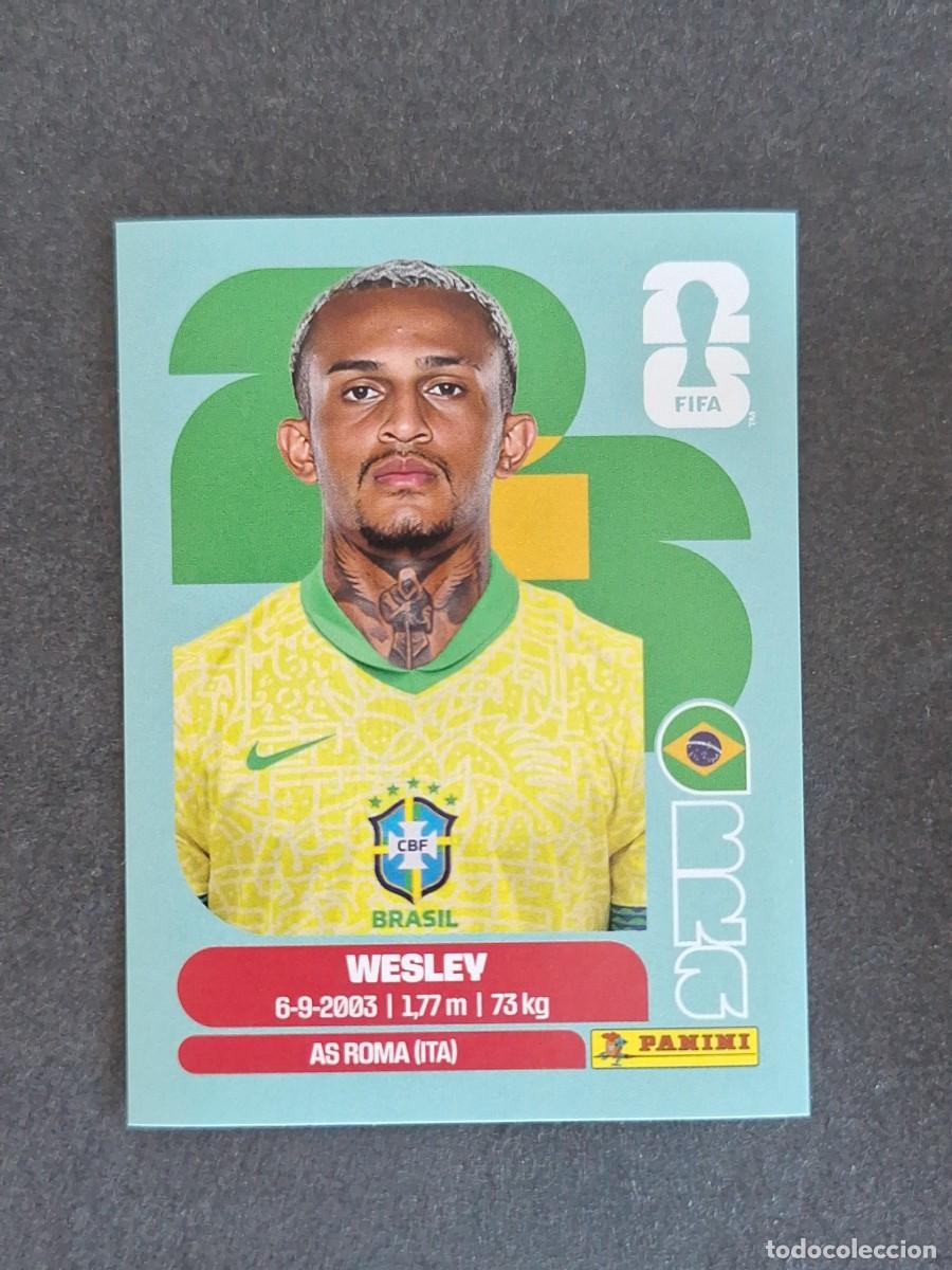 Cromos de F&uacute;tbol: L2 WESLEY SELECCION BRASIL 8 PANINI MUNDIAL FIFA WORLD CUP 2026 PANINI NUNCA PEGADO SIN PEGAR